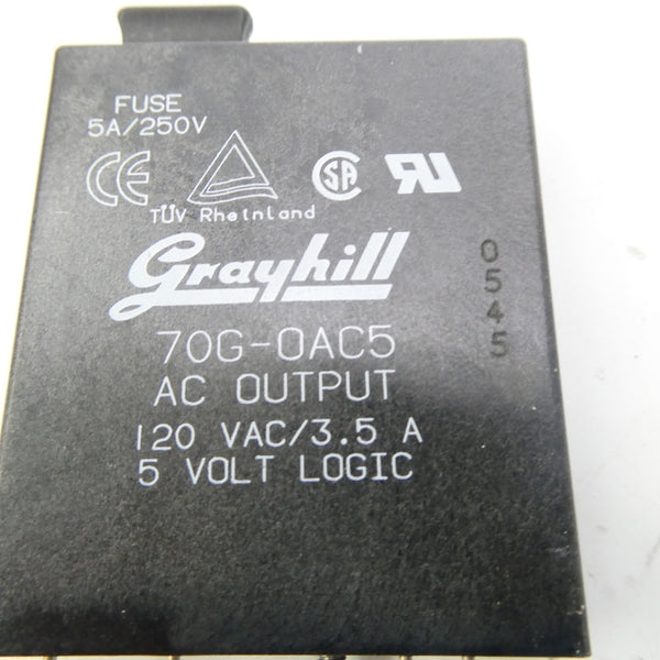 GRAYHILL 70G-0AC5 120VAC 3.5A NSNP