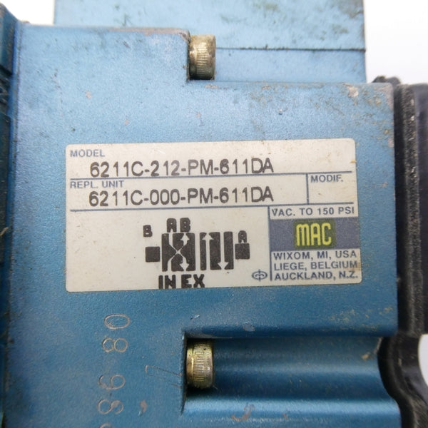 MAC 6211C-000-PM-611DA 110/120V 150PSI UNMP