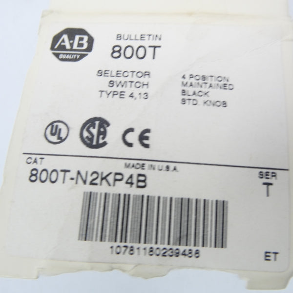 INDUSTRIAL SPARE PART 800T-N2KP4B SER. T (WH) NSMP