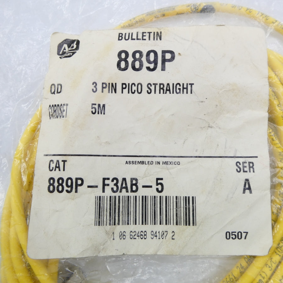 ALLEN BRADLEY 889P-F3AB-5 SER. A NSMP