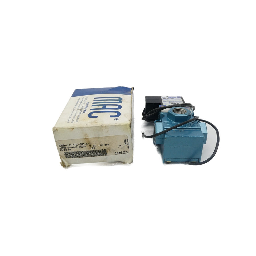 MAC 55B-12-PE-501CA 24VDC 150PSI NSMP
