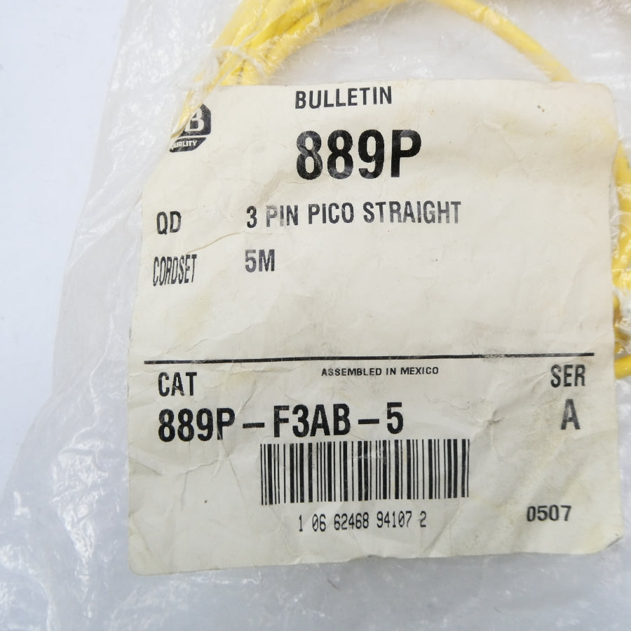 ALLEN BRADLEY 889P-F3AB-5 SER. A NSMP