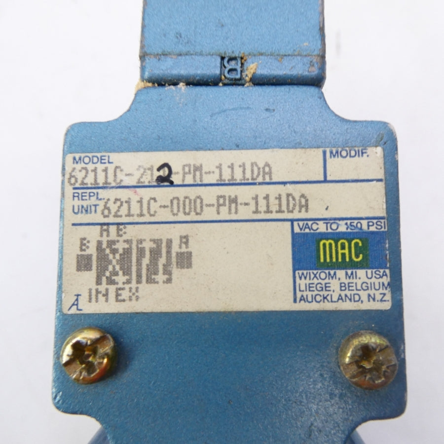 MAC 6211C-212-PM-111DA 110/120V 150PSI UNMP