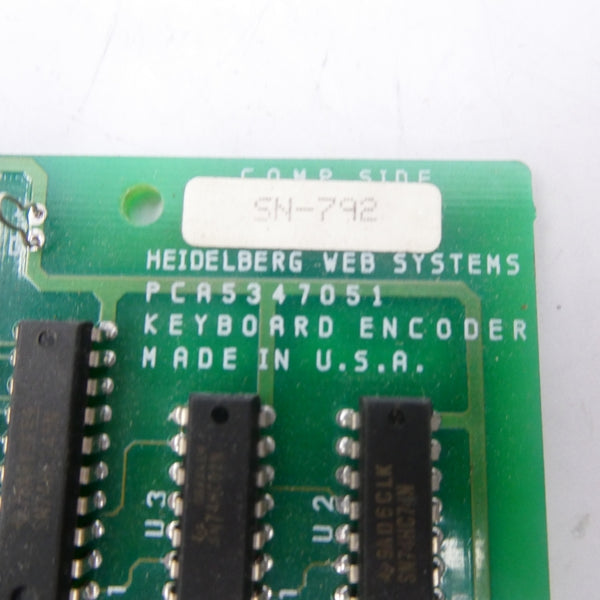 HEIDELBERG WEB SYSTEMS PCA5347051 NSNP