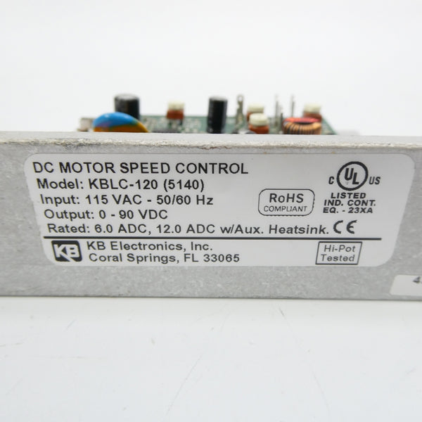 KB ELECTRONICS KBLC-120 5140 115VAC NSNP