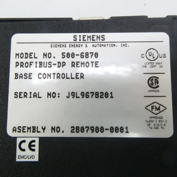 SIEMENS 500-6870 NSNP
