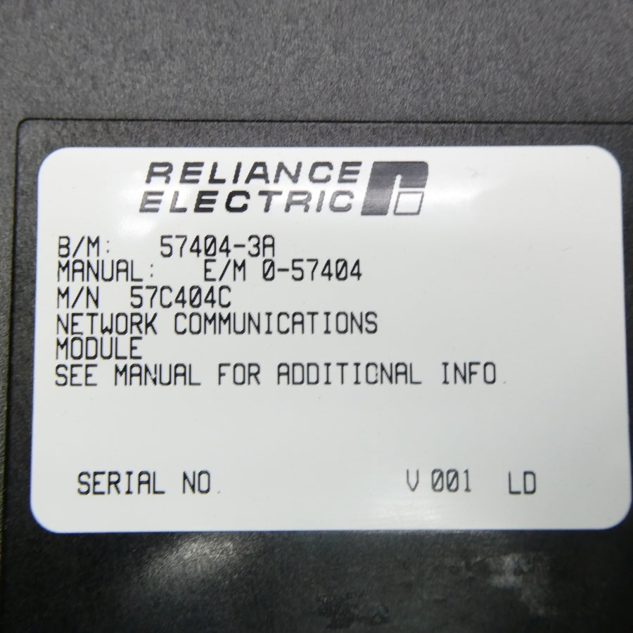 RELIANCE ELECTRIC 57C404C 57404-3A UNMP