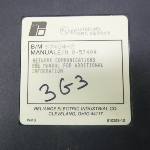 RELIANCE ELECTRIC 57404-2 0-57404 UNMP