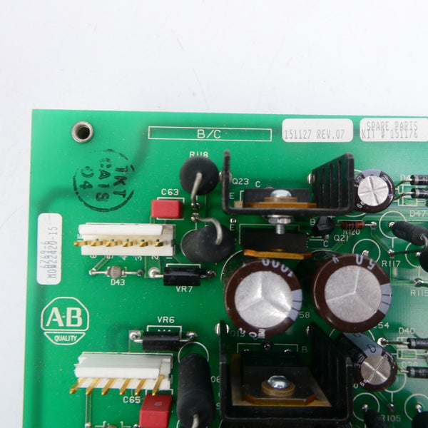 INDUSTRIAL SPARE PART 151127 REV. 07 UNMP