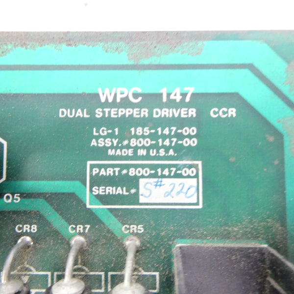 CIRCUIT BOARD 800-147-00 WPC147 UNMP