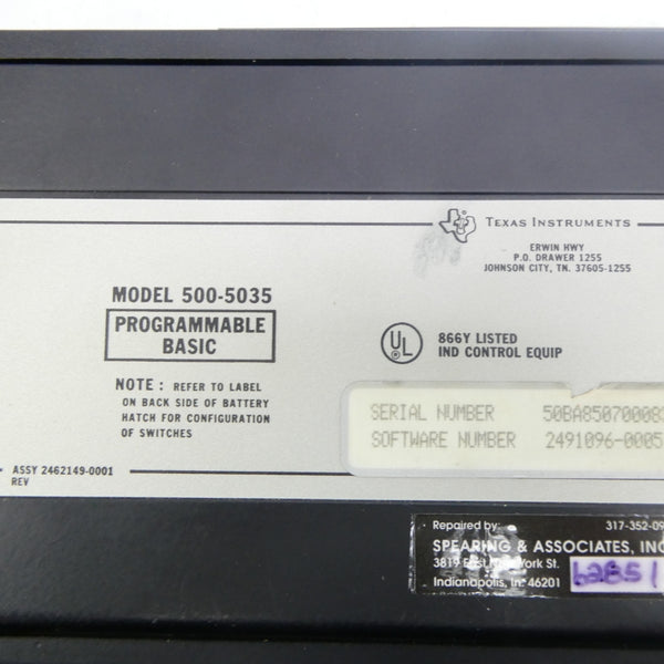 TEXAS INSTRUMENTS 500-5035 UNMP