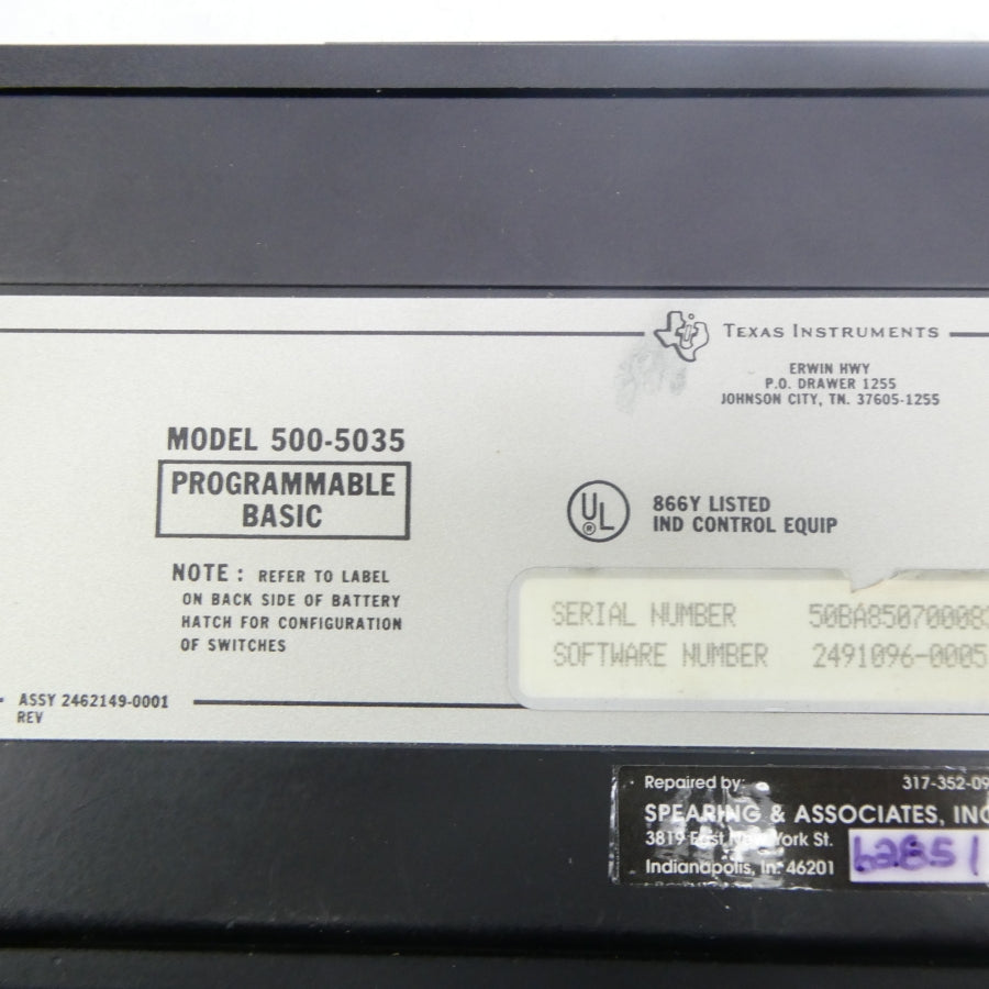 TEXAS INSTRUMENTS 500-5035 UNMP