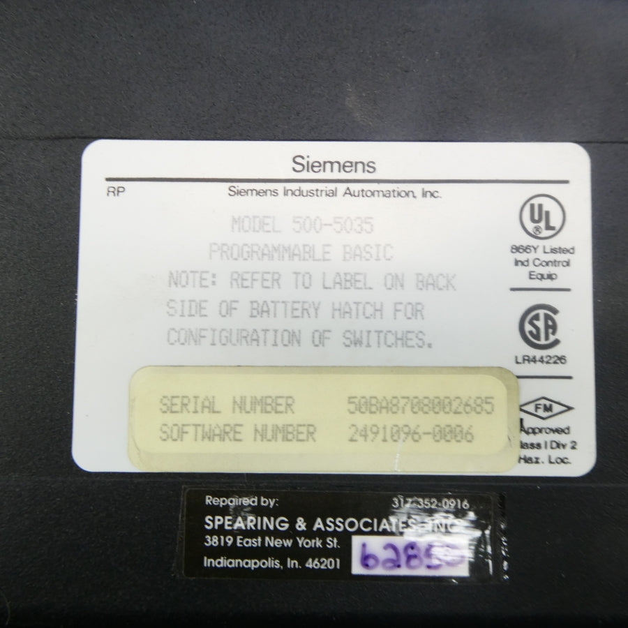 SIEMENS 500-5035 UNMP