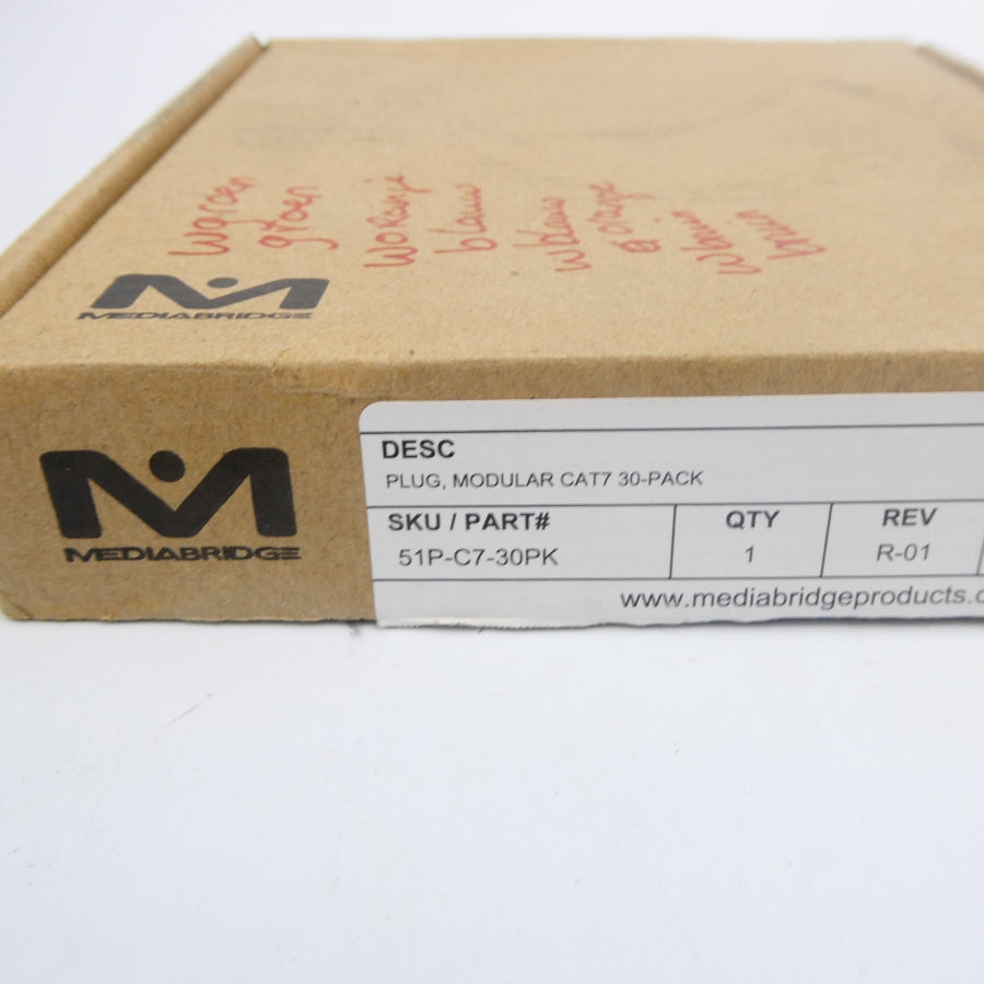 MEDIABRIDGE 51P-C7-30PK (PKG OF 6) NSMP