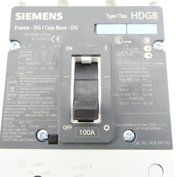SIEMENS HDK3B100 600V 150A NSNP