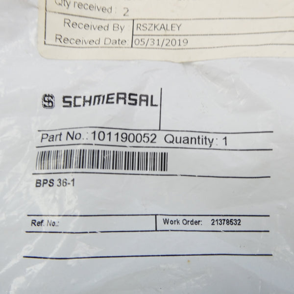 SCHMERSAL 101190052 BPS36-1 NSMP