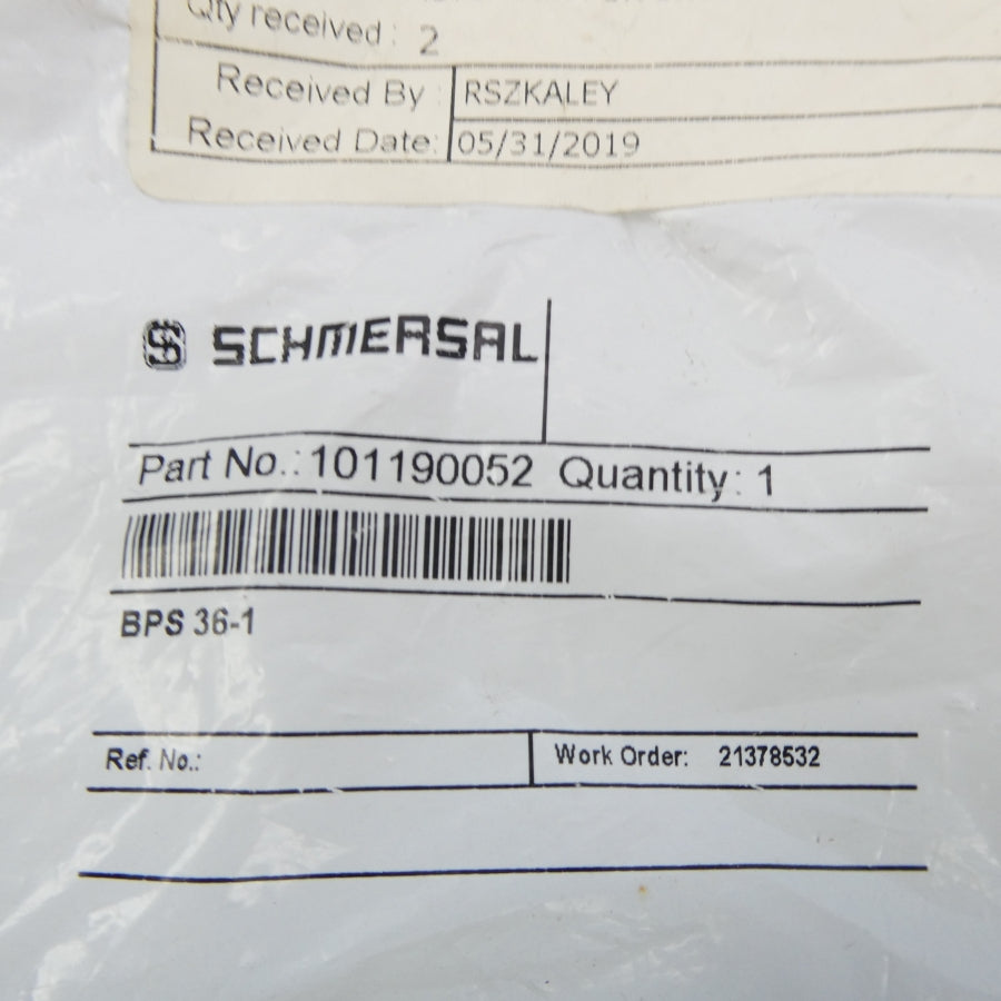 SCHMERSAL 101190052 BPS36-1 NSMP