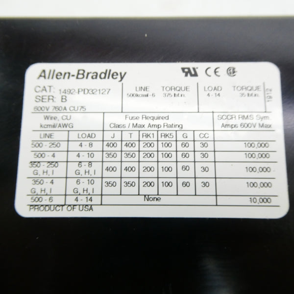 INDUSTRIAL SPARE PART 1492-PD32127 SER. B 600V 760A NSNP