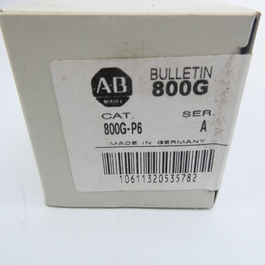 ALLEN BRADLEY 800G-P6 SER. A (WH) NSMP
