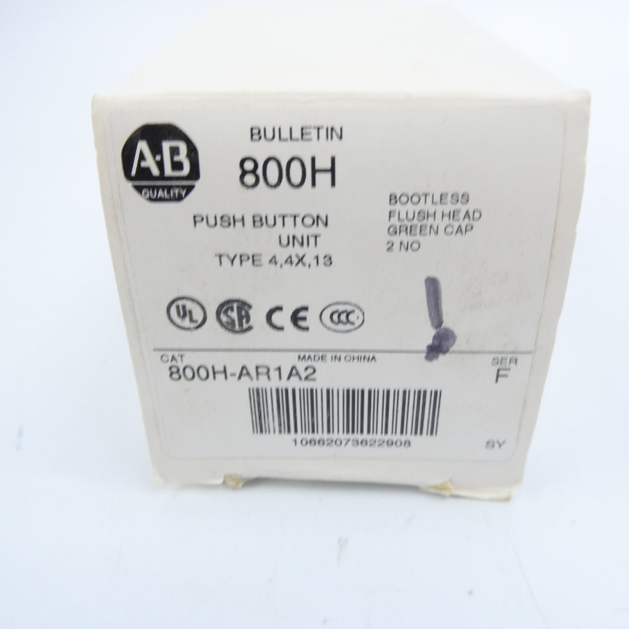 ALLEN BRADLEY 800H-AR1A2 SER. F (WH) NSMP