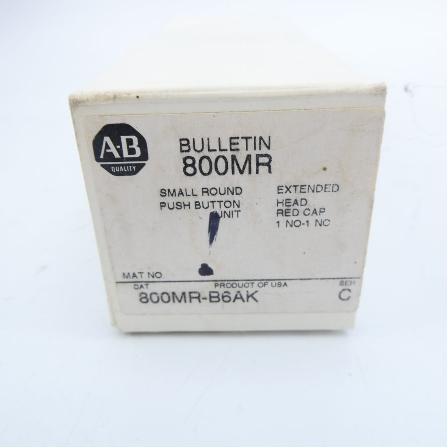 ALLEN BRADLEY 800MR-B6AK SER. C (WH) NSMP
