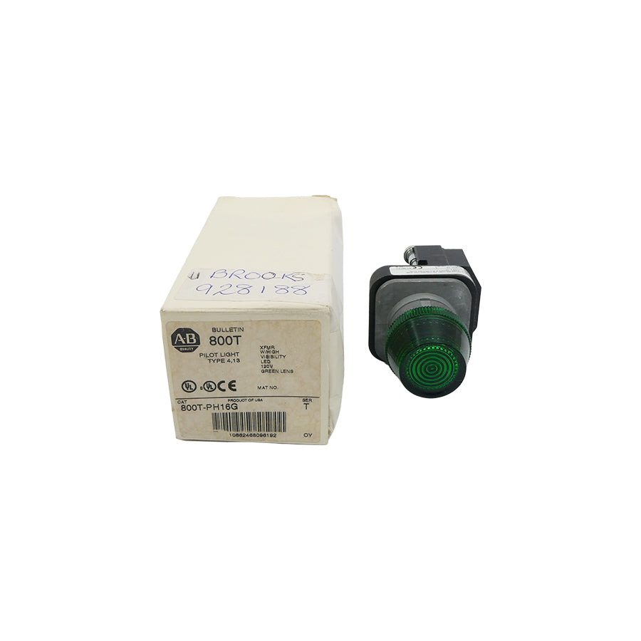 ALLEN BRADLEY 800T-PH16G SER. T 120V (WH) NSMP