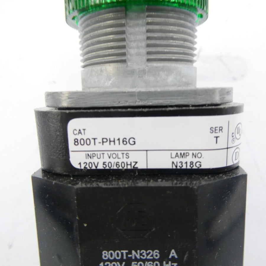 ALLEN BRADLEY 800T-PH16G SER. T 120V (WH) NSMP