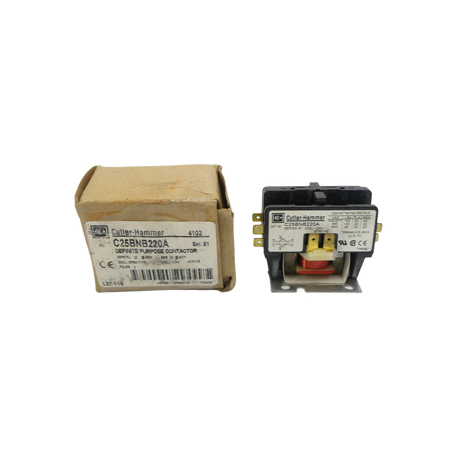 CUTLER HAMMER C25BNB220A SER. E1 120V NSMP
