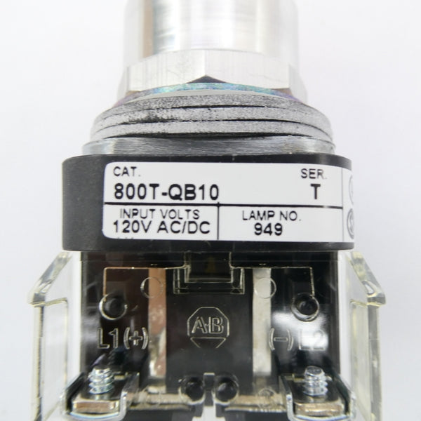 INDUSTRIAL SPARE PART 800T-QB10AA2 SER. T 120VAC/DC (WH) NSMP