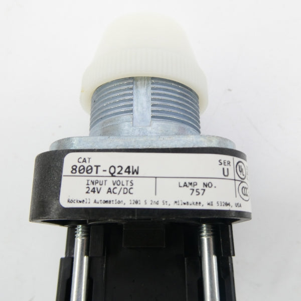 INDUSTRIAL SPARE PART 800T-Q24W SER. U 24VAC/DC (WH) NSMP