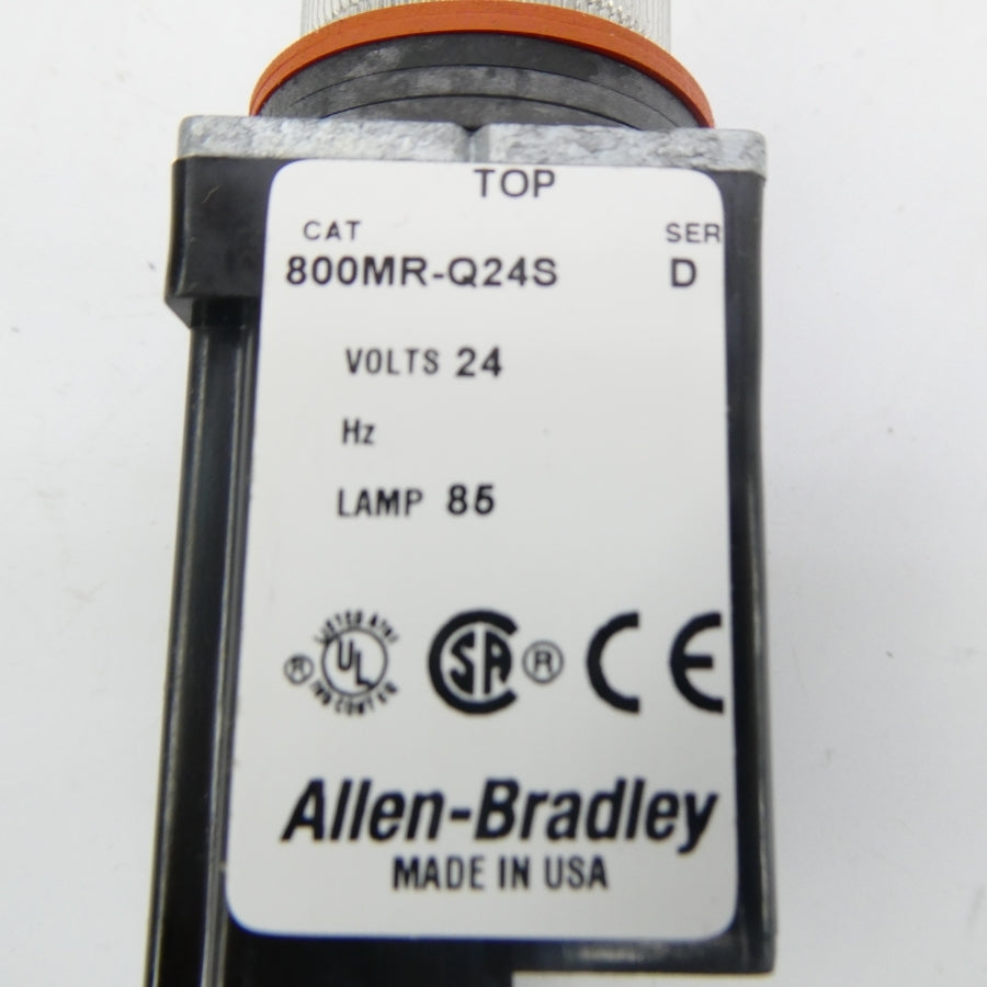 ALLEN BRADLEY 800MR-Q24CS SER. D 24VDC (WH) NSMP