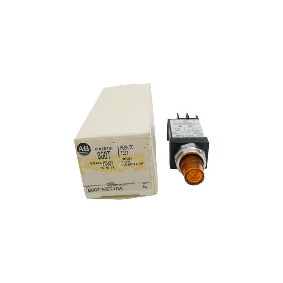 ALLEN BRADLEY 800T-RST10A SER. N 120VAC/DC (WH) NSMP