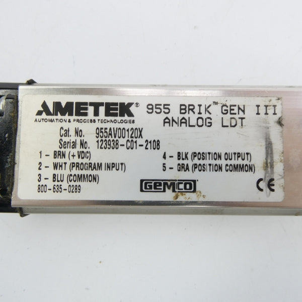 AMETEK 955AV00120X UNMP