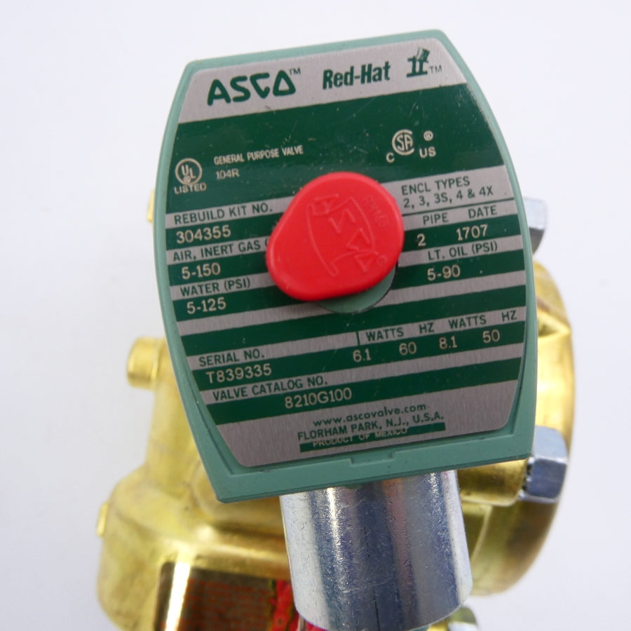 ASCO 8210G100 110/120V 5-150PSI 2" NSMP