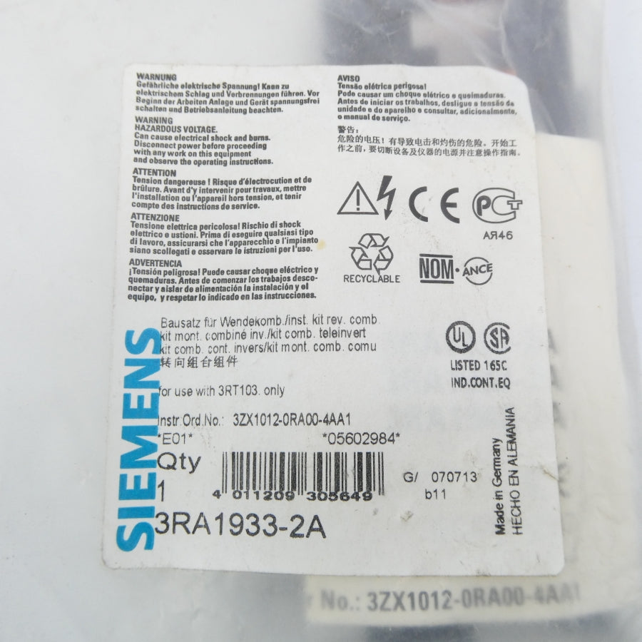 SIEMENS 3RA1933-2A NSMP