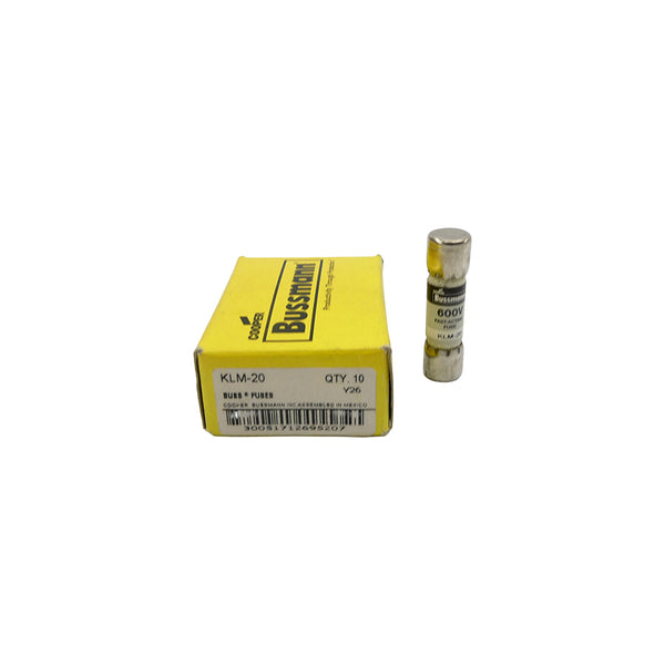 BUSSMANN KLM-20 600V 20A (PKG OF 8) NSMP