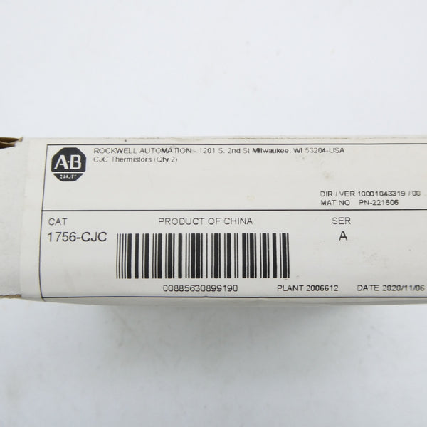 ALLEN BRADLEY 1756-CJC SER. A DATE: 2020 NSFS