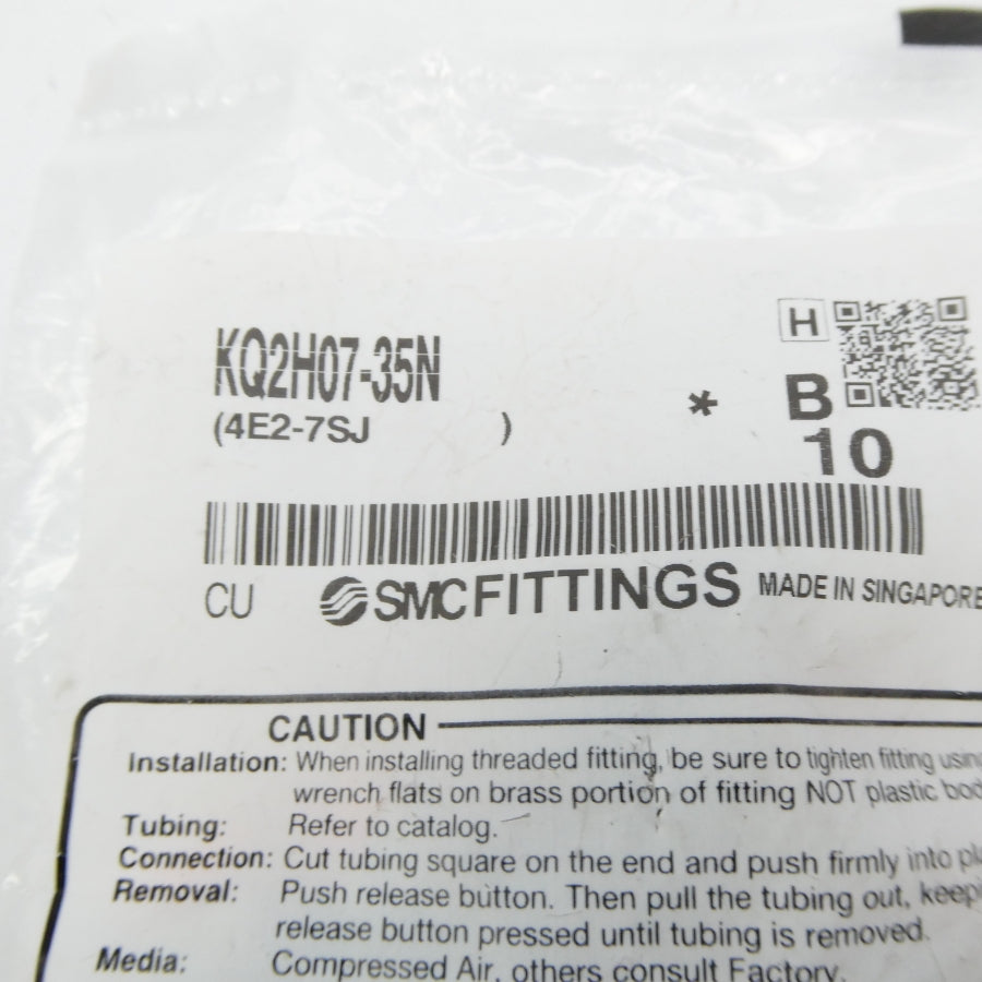 SMC KQ2H07-35N (PKG OF 10) NSMP