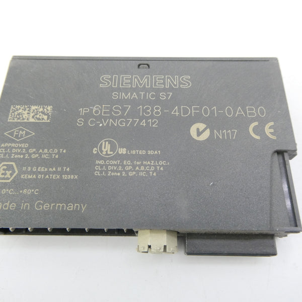 SIEMENS 6ES7138-4DF01-0AB0 NSNP