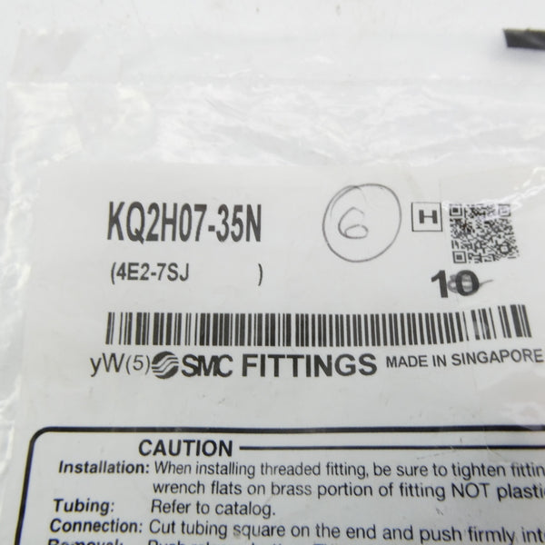 SMC KQ2H07-35N (PKG OF 6) NSMP