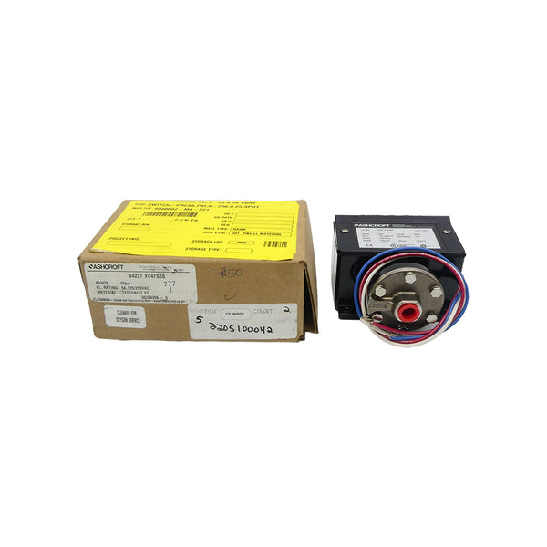 ASHCROFT B422TXC4FS6B 125/250VAC 5A 60PSI NSMP
