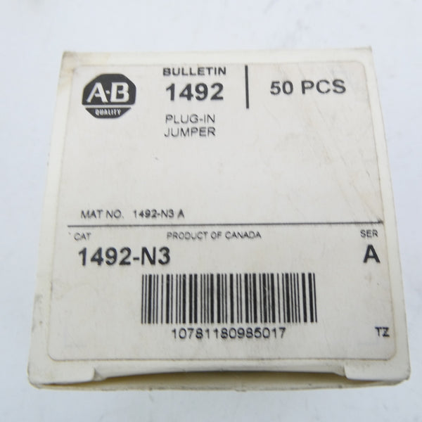 ALLEN BRADLEY 1492-N3 SER. A (PKG OF 50) NSMP