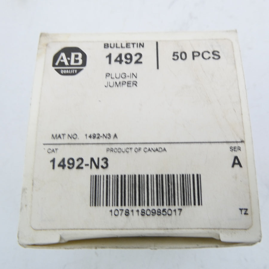 ALLEN BRADLEY 1492-N3 SER. A (PKG OF 50) NSMP