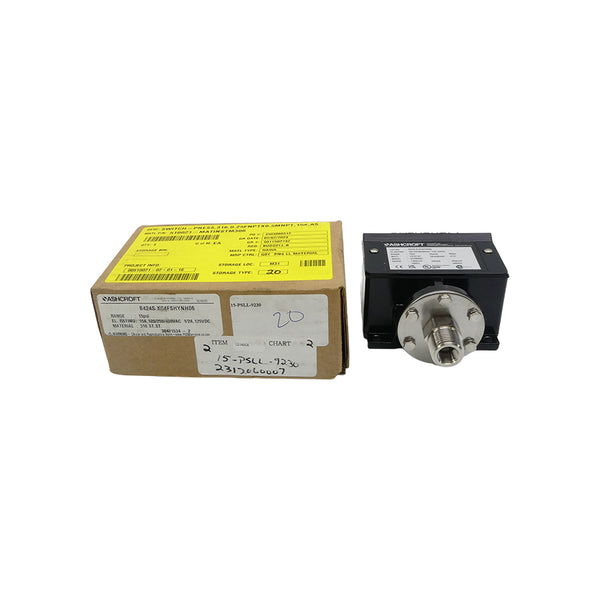 ASHCROFT B424SXC4FSHYNH06 480VAC 15A 15PSI NSMP