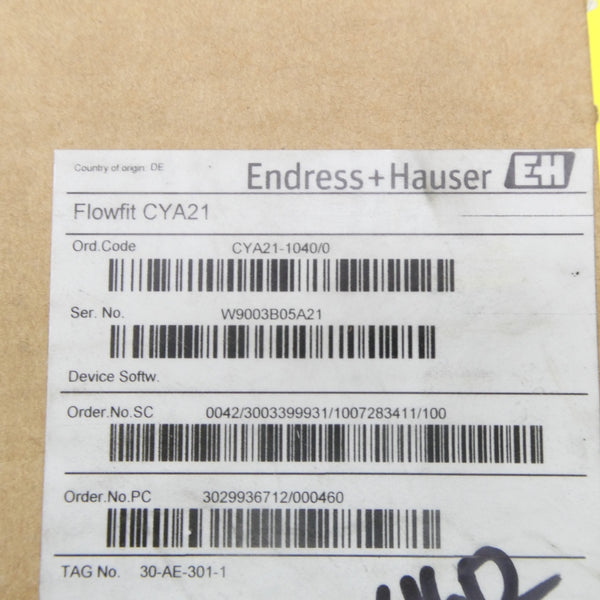 ENDRESS+HAUSER CYA21-1040/0 NSMP