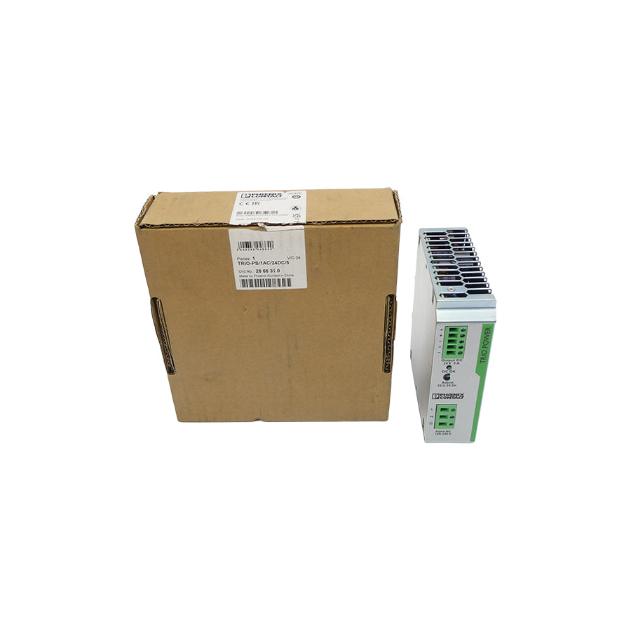 PHOENIX CONTACT TRIO-PS/1AC/24DC/5 2866310 100-240V 0.9-1.9A NSMP