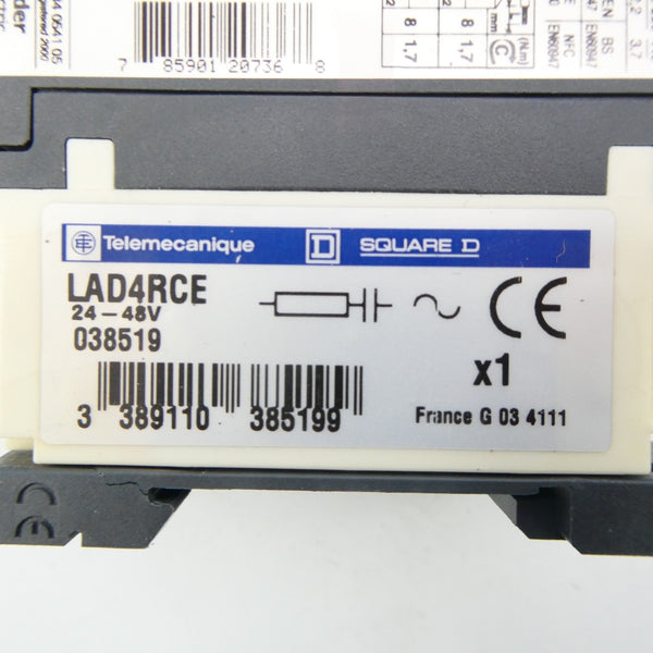 TELEMECANIQUE LC1D09 LAD4RCE 24-48V NSNP