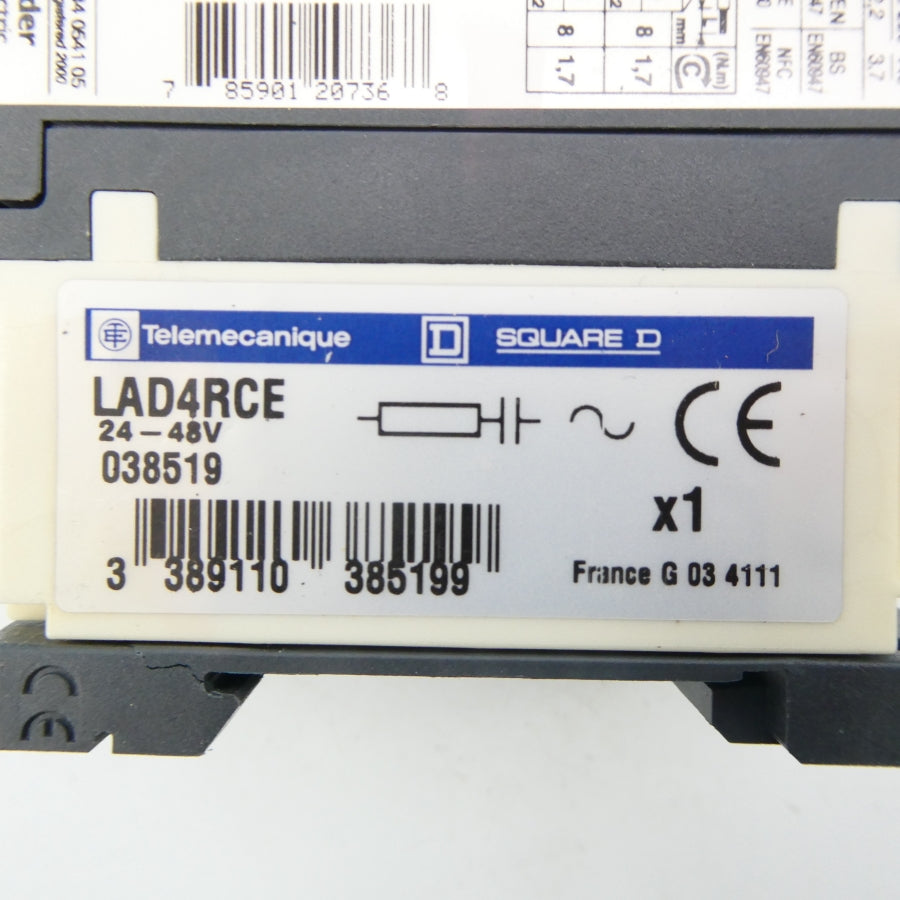 TELEMECANIQUE LC1D09 LAD4RCE 24-48V NSNP