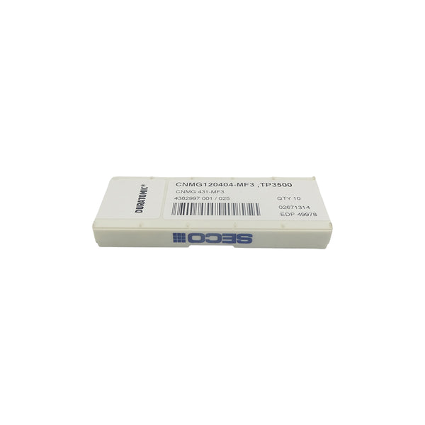 SECO CNMG120404-MF3.TP3500 (PKG OF 10) NSMP