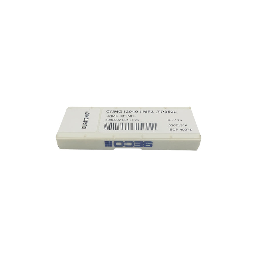 SECO CNMG120404-MF3.TP3500 (PKG OF 10) NSMP